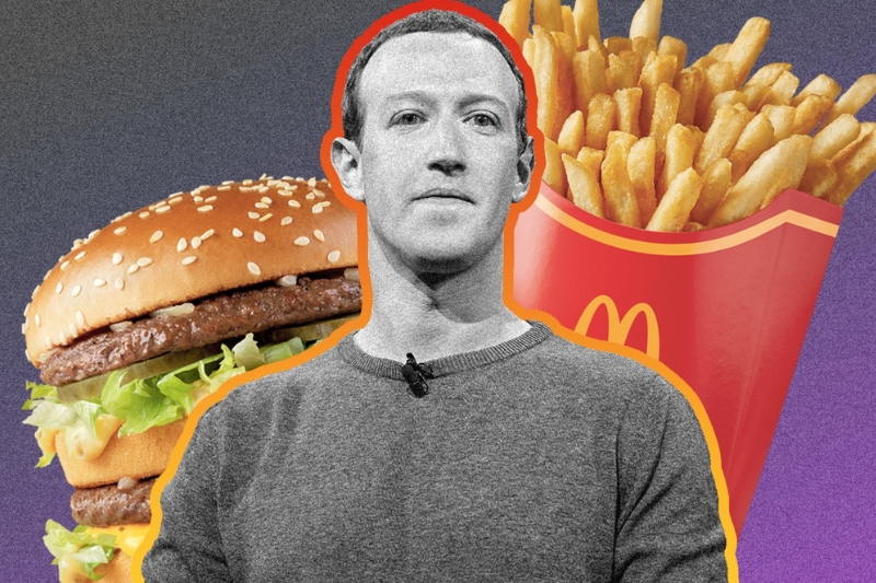 Mark Zuckerberg, ¿fan de McDonalds?