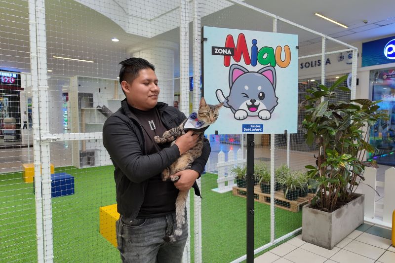 El Recreo reabre el Parque Petlovers con atracciones para perritos y gatos