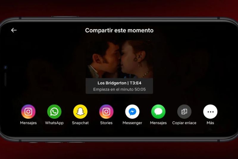 Netflix lanza ‘Moments’ para compartir escenas en redes sociales