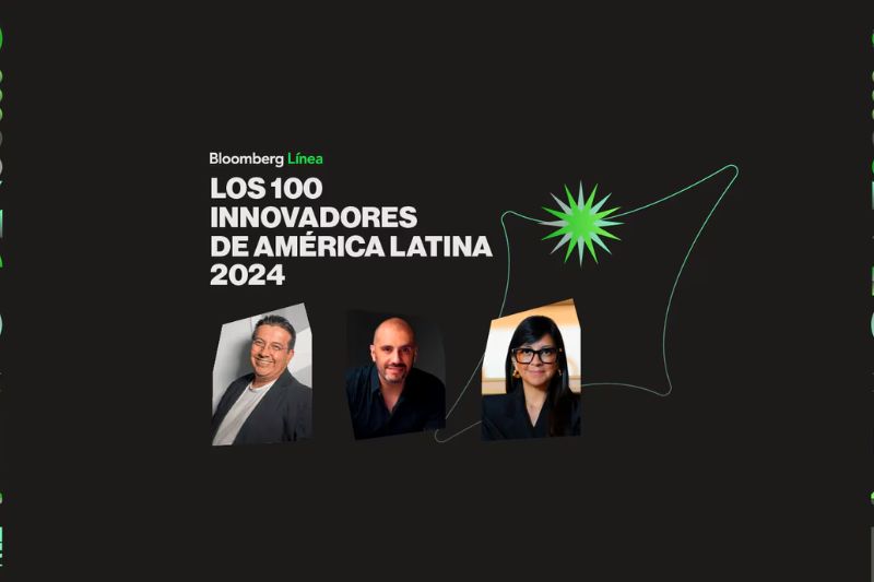 Tres ecuatorianos brillan en la lista de los 100 Innovadores de Bloomberg Línea 2024