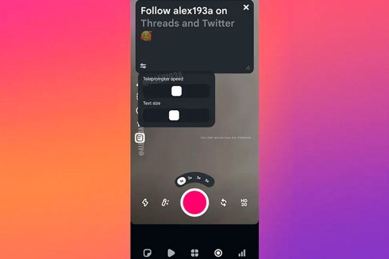 OnData-Instagram-Telepronter