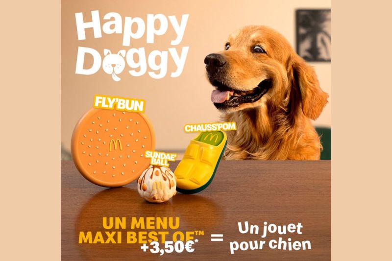 McDonald’s lanza “Happy Doggy”, su primera línea para perros