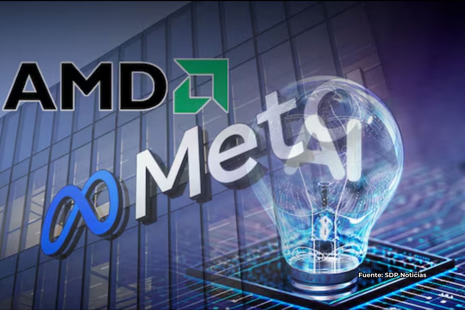 Meta comprará chips de IA por hasta $60.000 millones a AMD