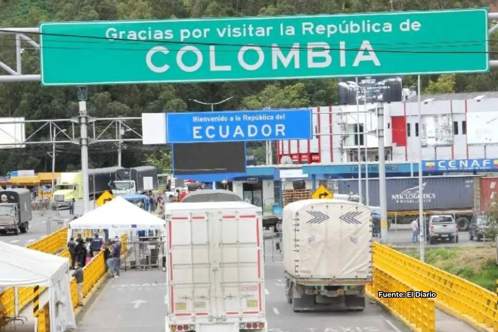 Ecuador elevará a 50% la tasa a importaciones de Colombia