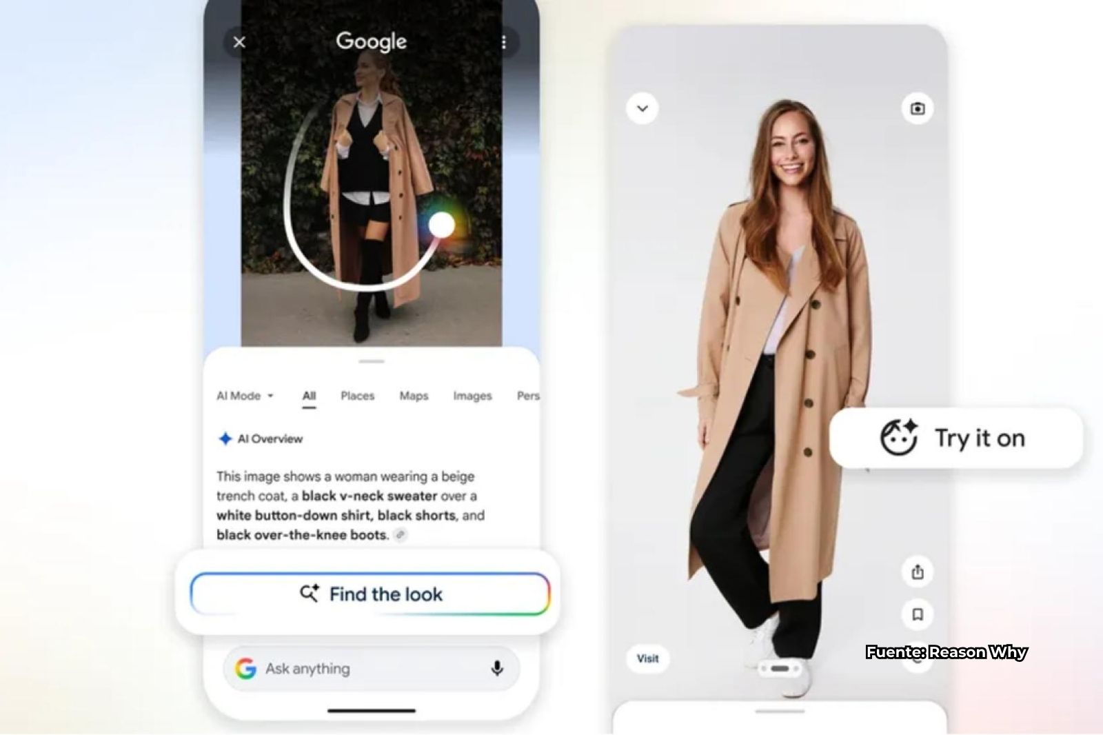 Google permite buscar varios objetos a la vez con “Rodea para Buscar”