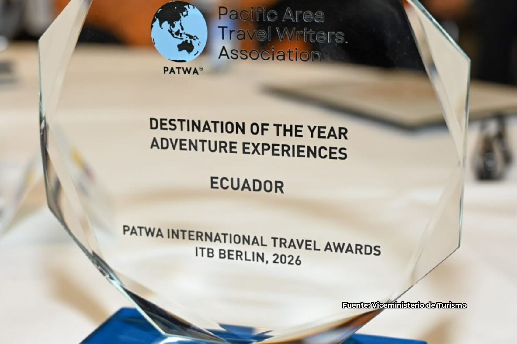 Ecuador es elegido Destino del Año en turismo de aventura